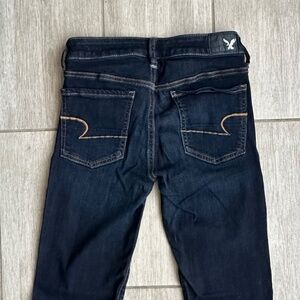 AEO Mid-Rise Jegging | Dark Wash | Size 2 Long